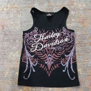 Y2K Harley-Davidson Graphic Tank Top